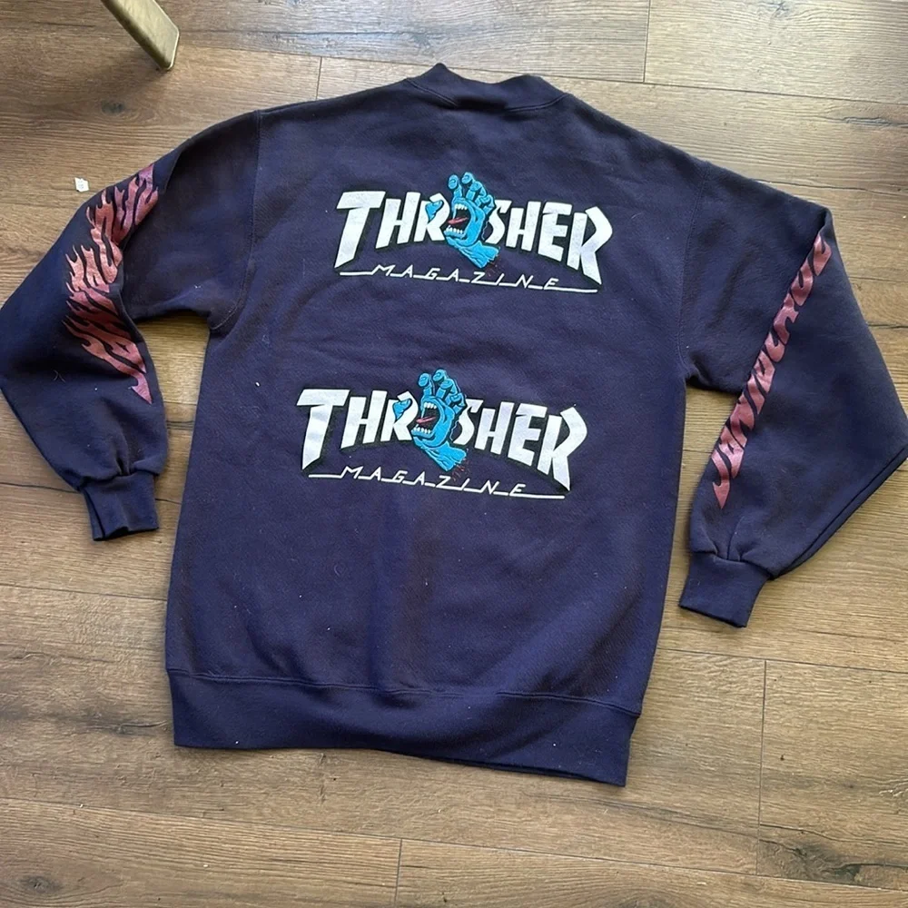 Santa Cruz Thrasher Vintage Sweater ! Small